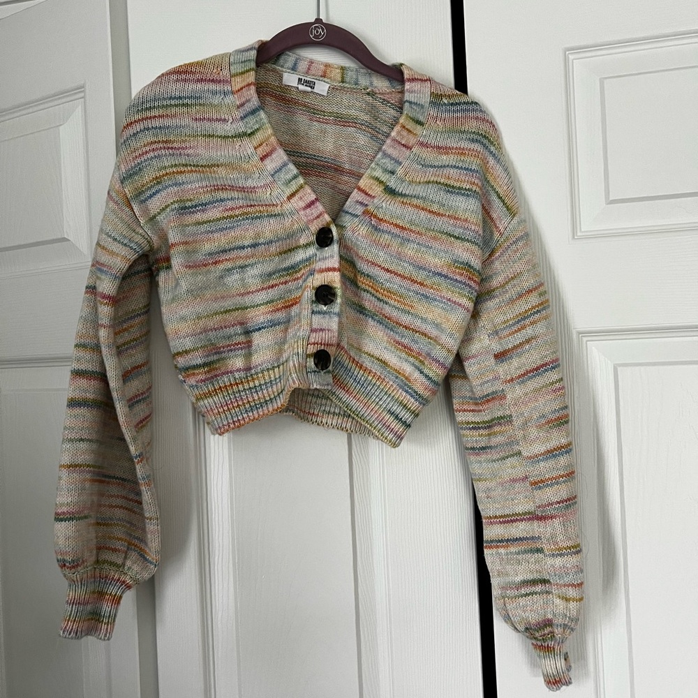 BB Dakota Multicolor Striped Cardigan